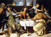 the supper at emmaus by Jacopo Robusti Tintoretto